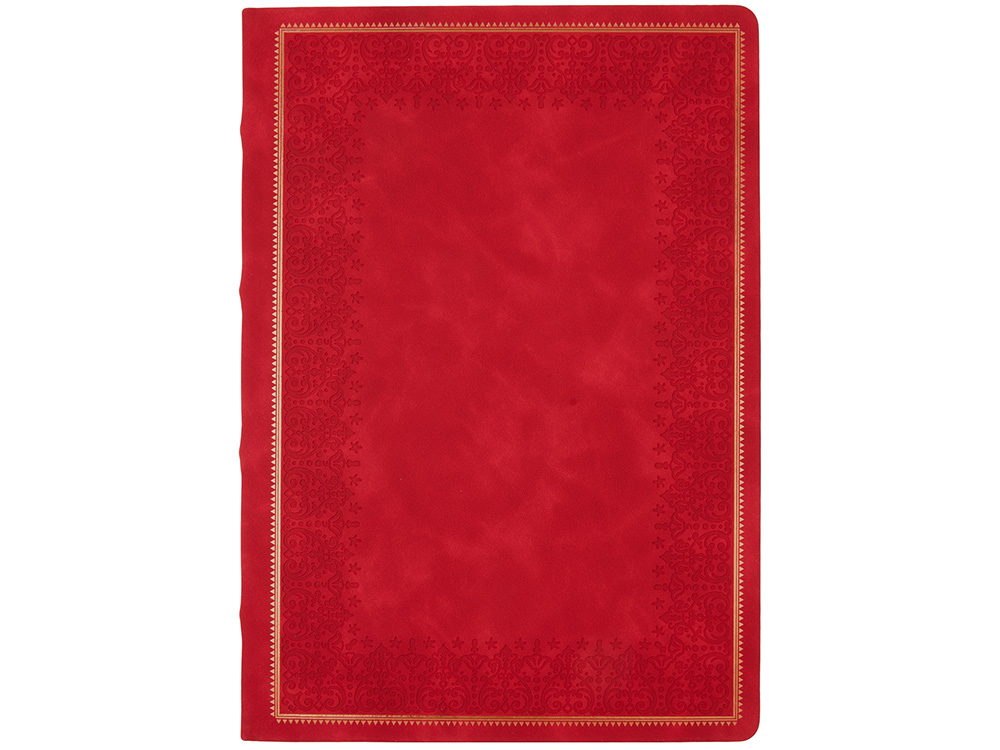 Ежедневник недатированный А4 Royal, красный с бронзовым срезом Ежедневник недатированный А4 Royal, красный с бронзовым срезом