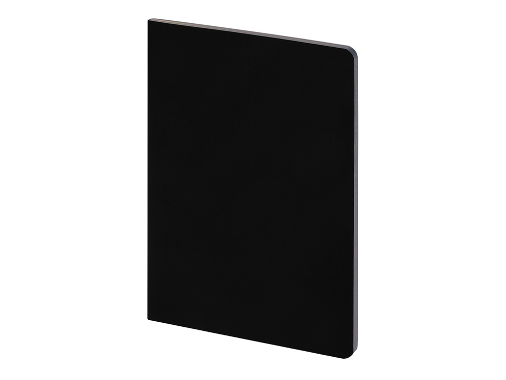 Бизнес-тетрадь А5 Pragmatic Contrast, 40 листов в клетку, черный с черным срезом