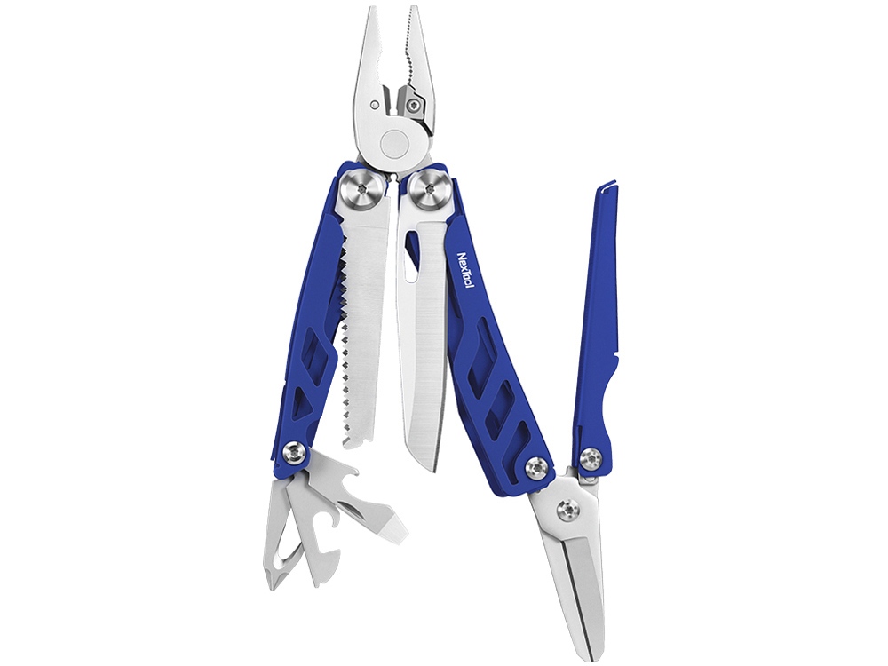 Мультитул Nextool Flagship Pro, синий, 16 функций (NE20271) Мультитул Nextool Flagship Pro, синий, 16 функций (NE20271)