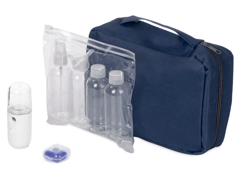 Набор для путешествий Fly away, темно-синий