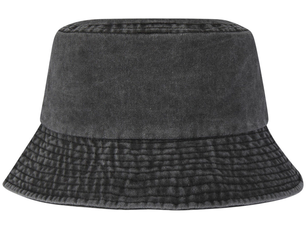 Панама Mitica стираная - Сплошной черный