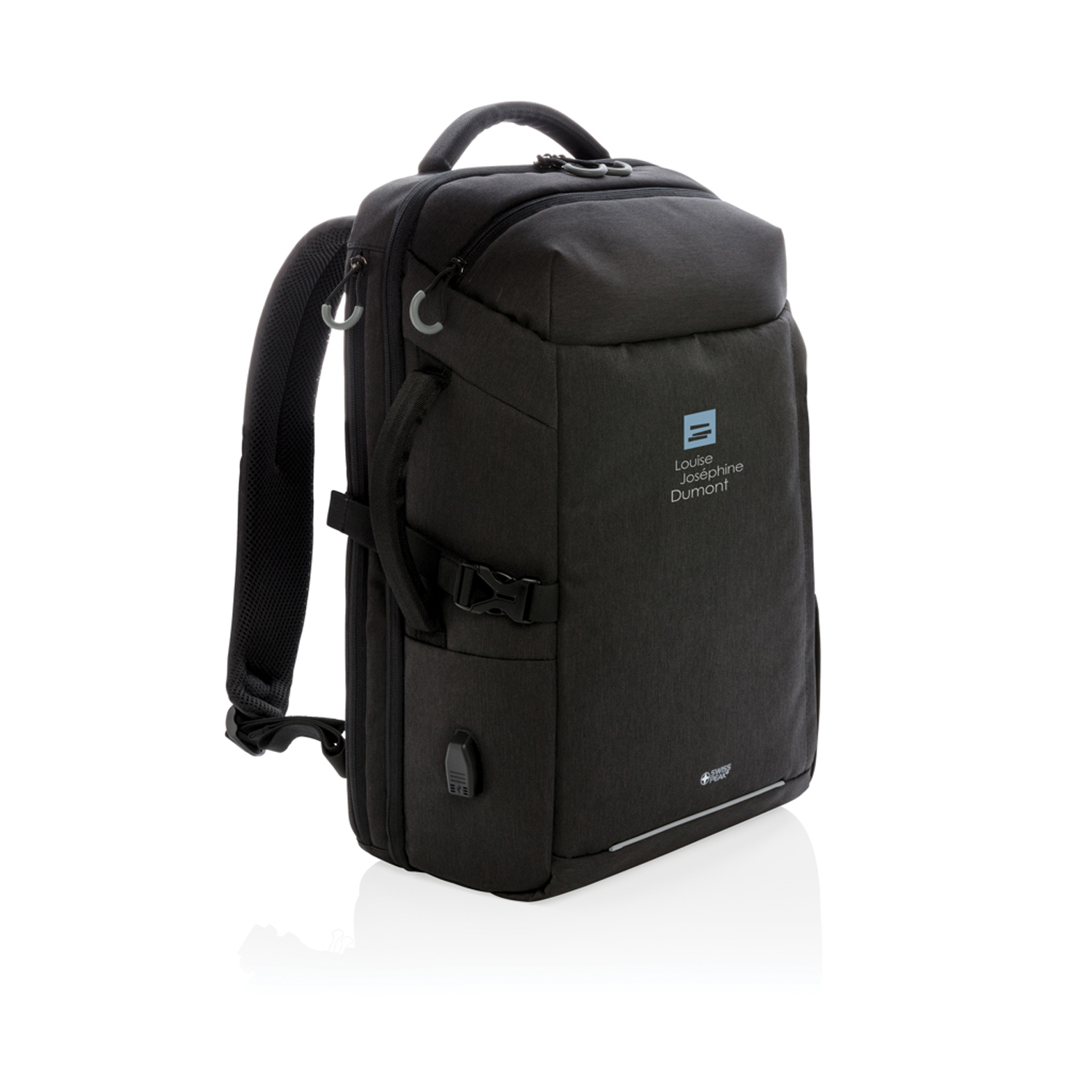Рюкзак для путешествий Swiss Peak XXL из rPET AWARE™, 17’’