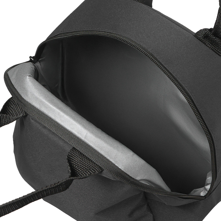 Термосумка "LUNCH", чёрный, 25 x 21 x 17 см, полиэстер 600D