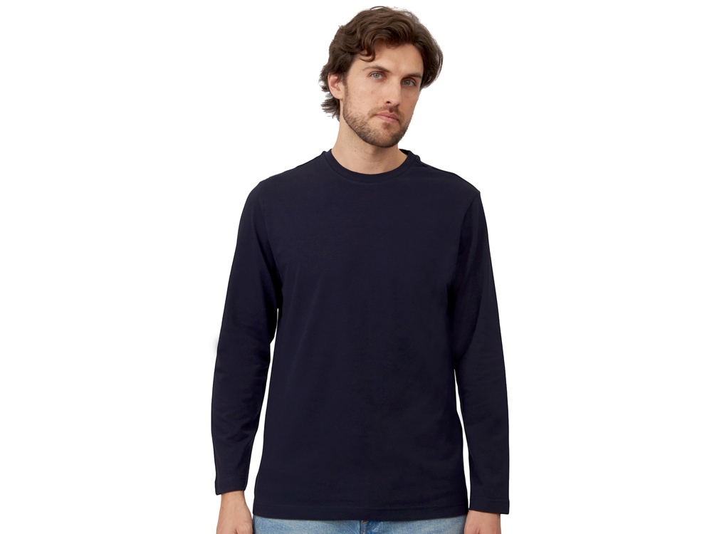 Футболка HD Fit  с длинным рукавом, мужская темно-синий