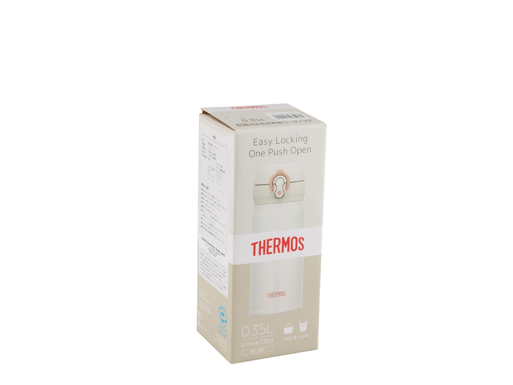 Термос из нерж. стали тм THERMOS JNL-352-PRW 0.35L, белый