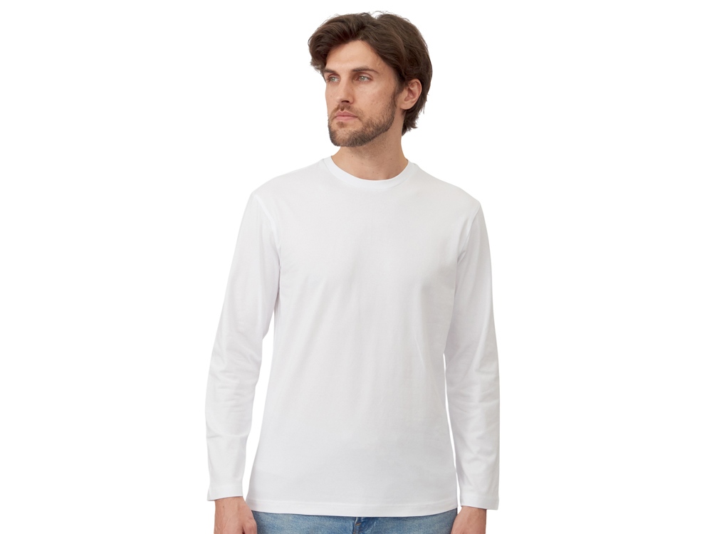 Футболка HD Fit  с длинным рукавом, мужская белый