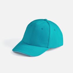 Бейсболка Buffalo, бирюзовая с белым Бейсболка Buffalo, бирюзовая с белым
