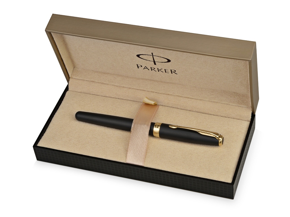 Ручка-роллер Parker модель Sonnet Matte Black GT в футляре