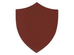 ПАТЧ ЩИТ nubuk (коричневый ) 6,6 х 5,5 см