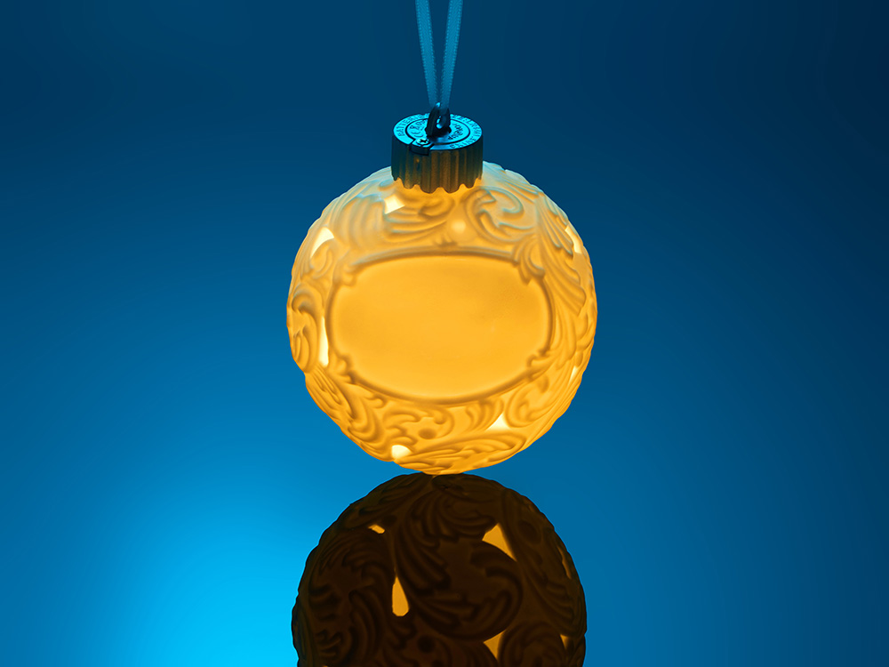 Шар новогодний с подсветкой