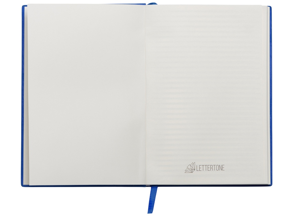 Набор блокнот в гибкой обложке А5 и металлическая шариковая ручка Nabokov, синий