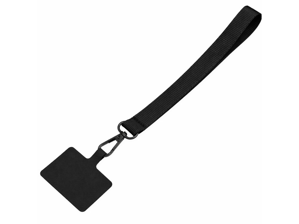 Ремешок на руку для телефона Рист, черный Ремешок на руку для телефона Рист, черный