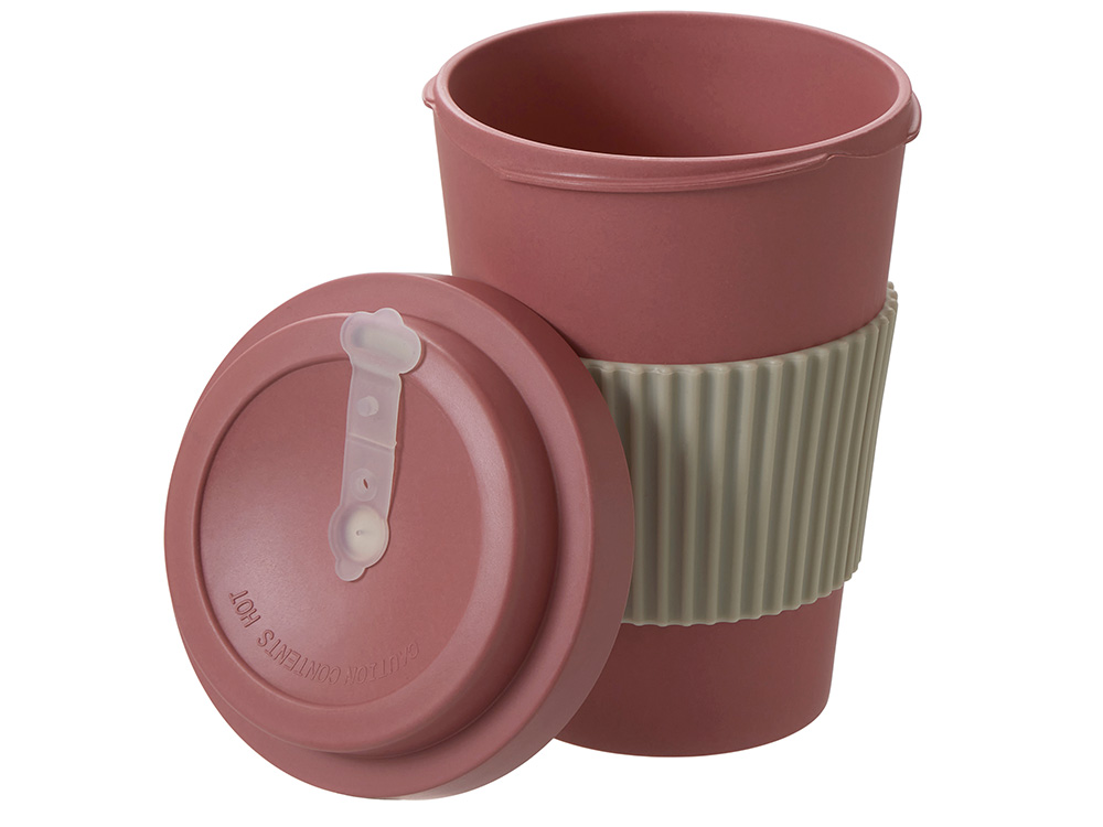 Термокружка Muffin из натуральных волокон, пыльно-розовый Термокружка Muffin из натуральных волокон, пыльно-розовый