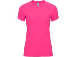 Футболка Bahrain женская, неоновый розовый Футболка Bahrain женская, неоновый розовый