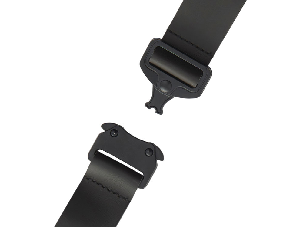 Отстегивающийся брелок-ремувка из эко-кожи Ninja, черный Отстегивающийся брелок-ремувка из эко-кожи Ninja, черный