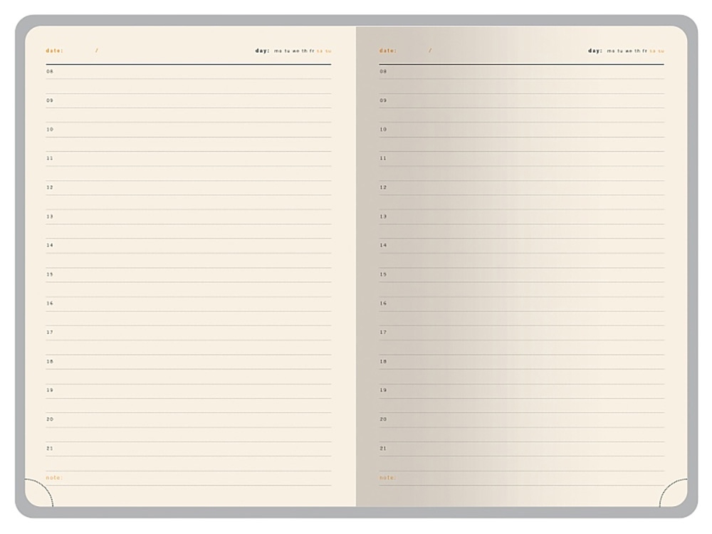 Ежедневник недатированный А5 Parliament, зеленый