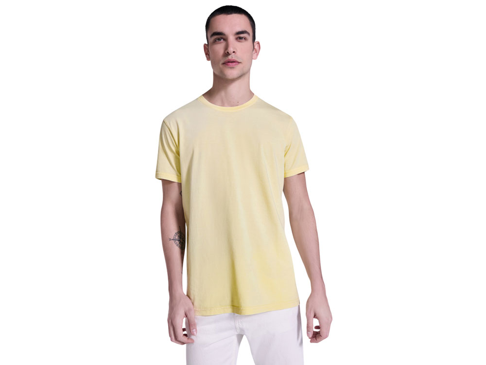 Футболка Corgi мужская, солнечно-желтый выстиранный WASHED