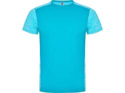 Спортивная футболка Zolder мужская, бирюзовый/бирюзовый меланж