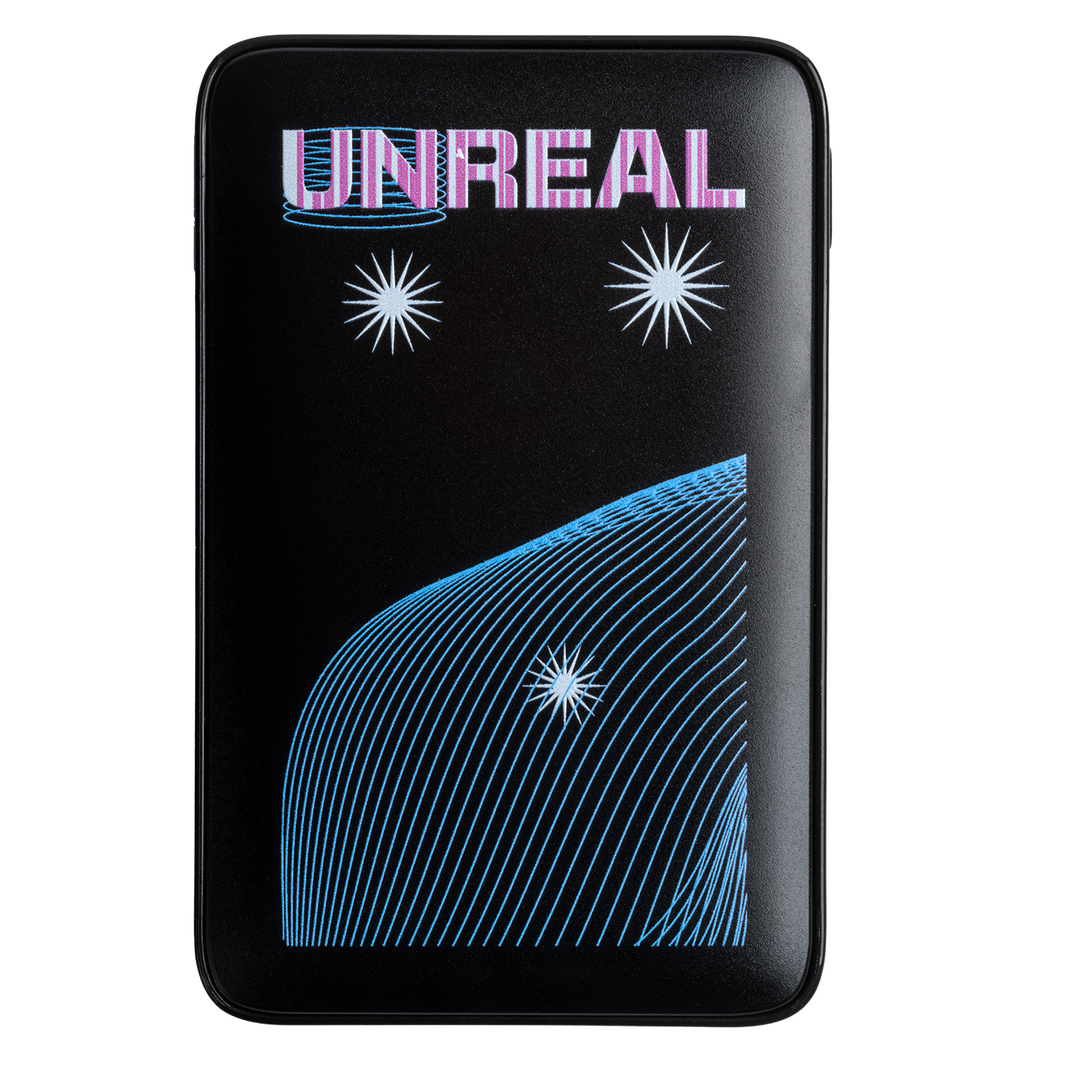 Внешний аккумулятор с цветной подсветкой Ancor 5000 mAh, черный Unreal
