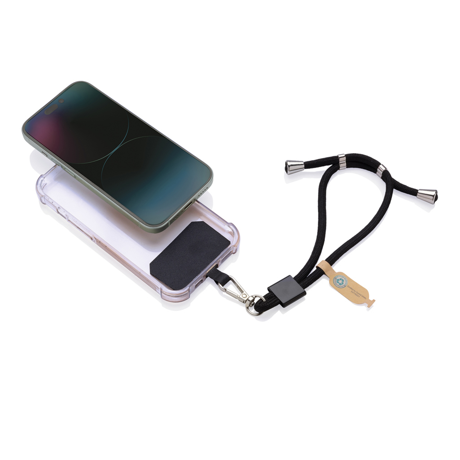 Ремешок-держатель для телефона CarryLoop на запястье из rPET RCS