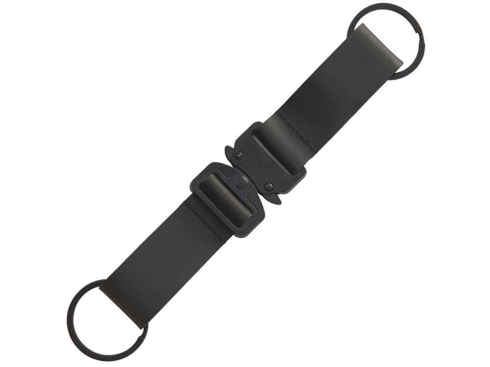 Отстегивающийся брелок-ремувка из эко-кожи Ninja, черный Отстегивающийся брелок-ремувка из эко-кожи Ninja, черный