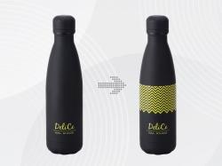 Вакуумная термобутылка Vacuum bottle C1, soft touch, 500 мл, черный, с УФ печатью Вакуумная термобутылка Vacuum bottle C1, soft touch, 500 мл, черный, с УФ печатью