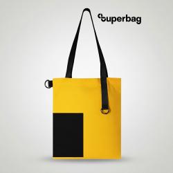 Шоппер Superbag Color (жёлтый с чёрным) Шоппер Superbag Color (жёлтый с чёрным)