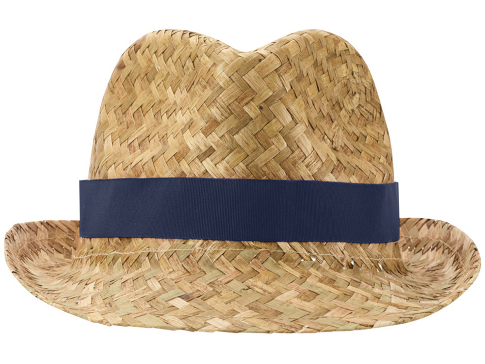 Pricus соломенная шляпа - Темно - синий / Натуральный