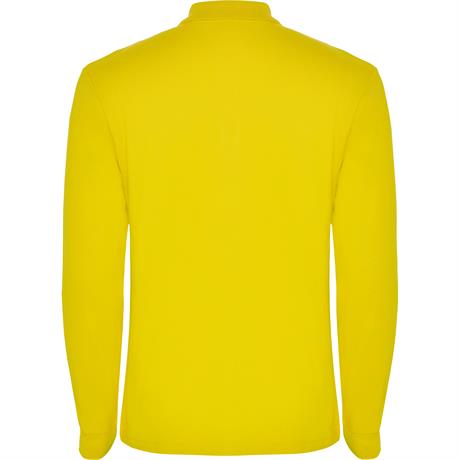 Футболка поло ESTRELLA L/S мужская, ЖЕЛТЫЙ L