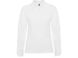 Рубашка поло Estrella женская с длинным рукавом, белый Рубашка поло Estrella женская с длинным рукавом, белый