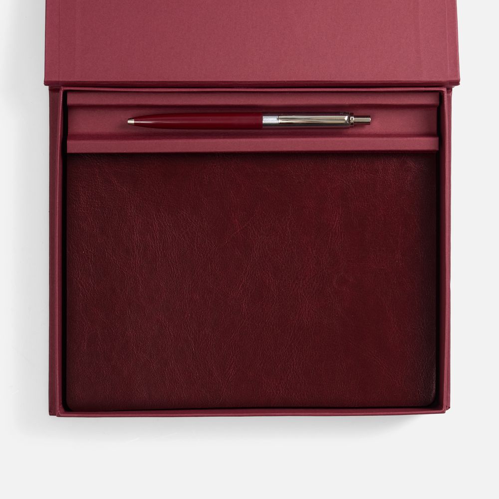 Набор Nebraska Flex, бордовый с серебристым