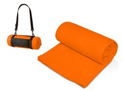 Плед Нежность с плечевым ремнем, оранжевый Плед Нежность с плечевым ремнем, оранжевый