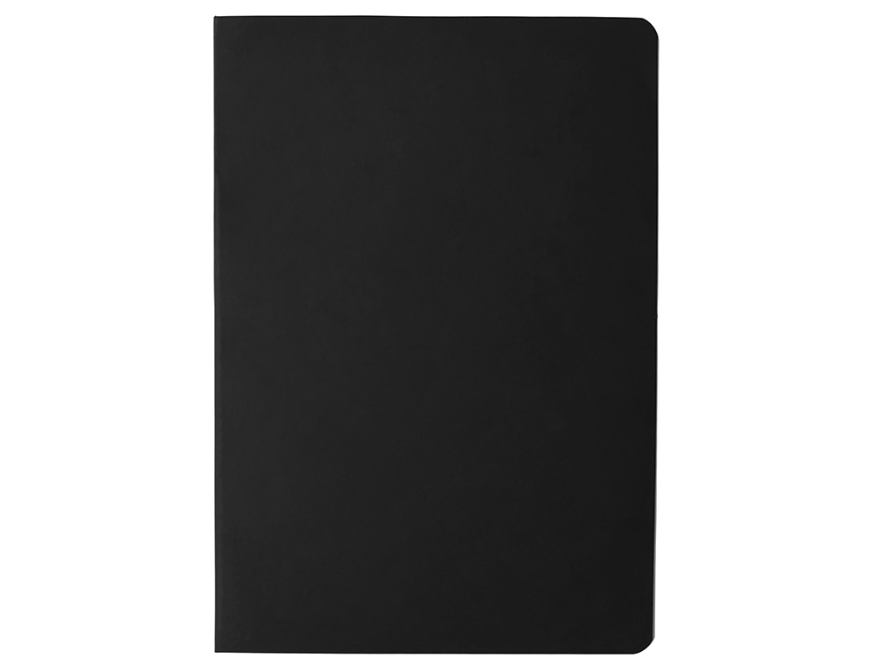 Блокнот в гибкой обложке A5 Виспи 2.0 в клетку, черный Блокнот в гибкой обложке A5 Виспи 2.0 в клетку, черный