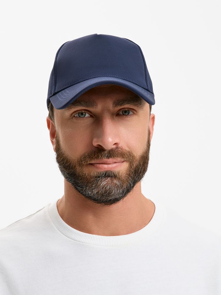 Бейсболка Yonkers, темно-синяя Бейсболка Yonkers, темно-синяя