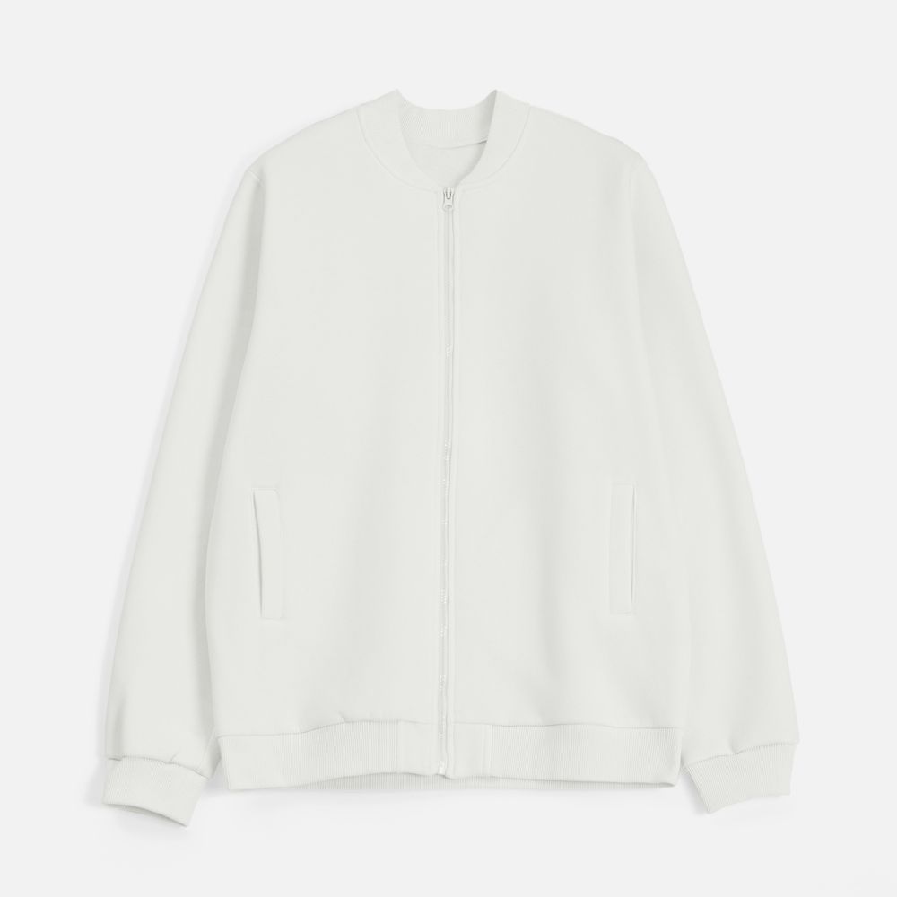 Бомбер унисекс Estado, молочно-белый Бомбер унисекс Estado, молочно-белый