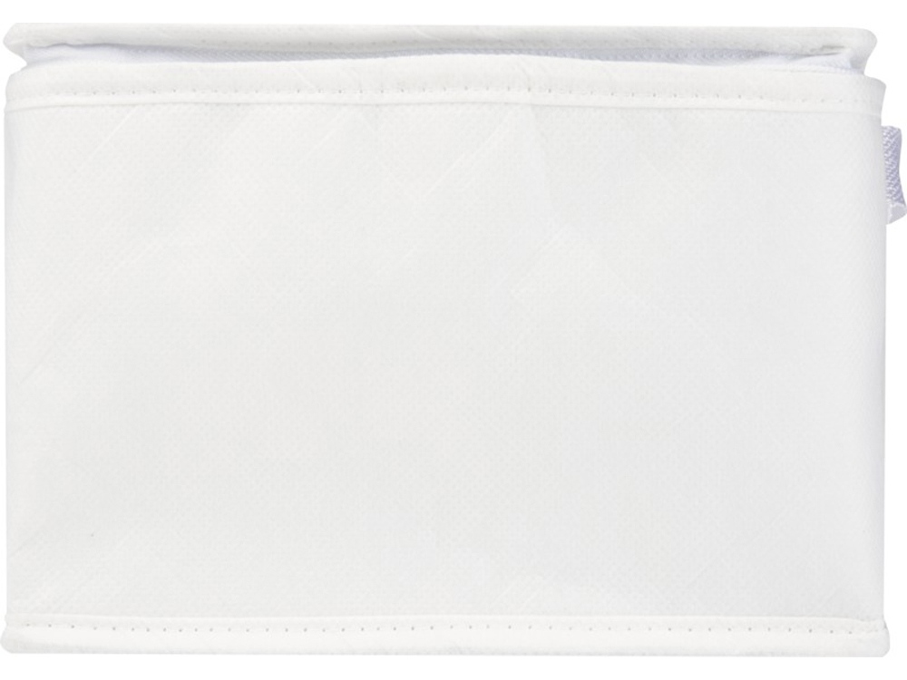 Spectrum нетканая сумка-холодильник, 4 л, на 6 банок, из переработанных материалов, белый