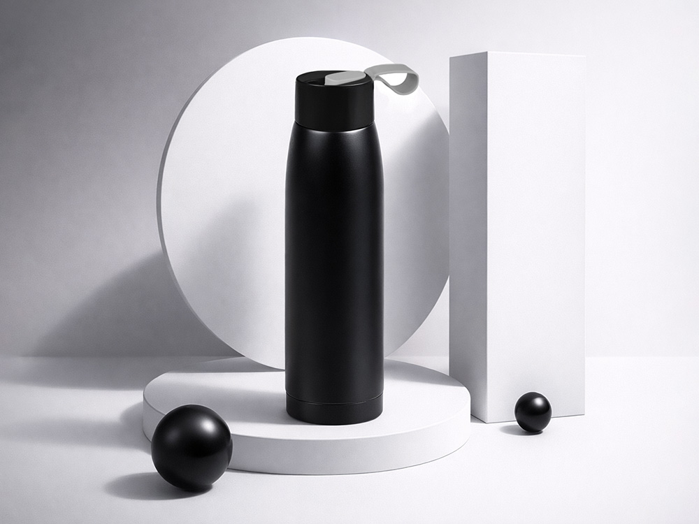 Термобутылка Grace 320мл, черный Термобутылка Grace 320мл, черный