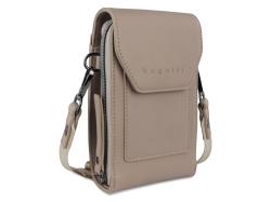 Сумка наплечная BUGATTI Almata, песочная, полиуретан, 11х4х19 см