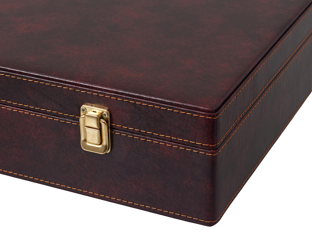 Дипломат подарочный, бордовый