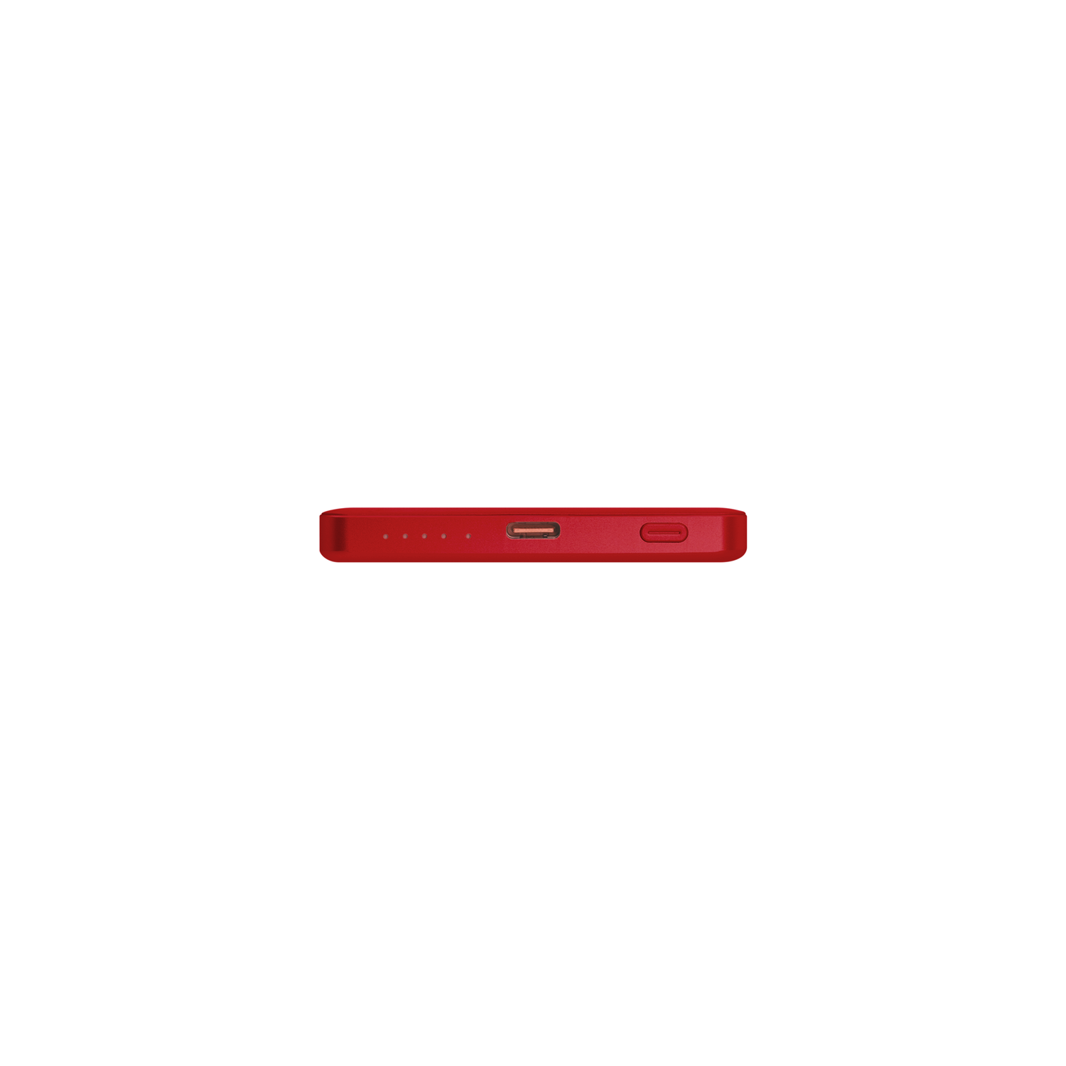 Внешний аккумулятор Атлантис (Atlantis) PD 5000mAh с функцией беспроводной зарядки 15W, красный