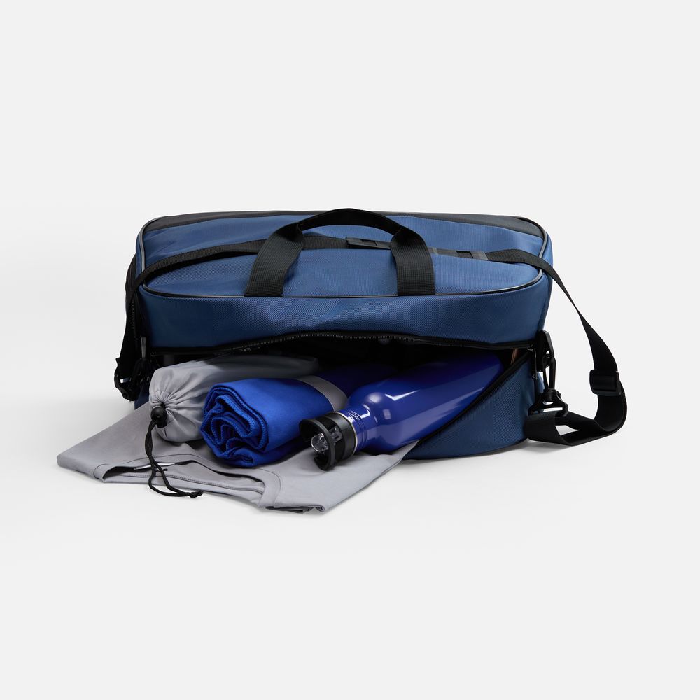 Спортивная сумка Atlantes, синяя с черным