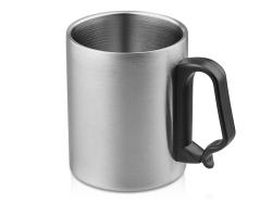 Стальная кружка с двойными стенками Climber Max, 450 мл, черный Стальная кружка с двойными стенками Climber Max, 450 мл, черный