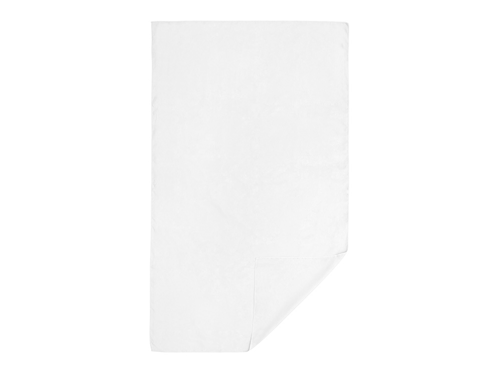 Легкое полотенце Gulpi из микрофибры RPET с ремешком для складывания, 38*68 см, белый Легкое полотенце Gulpi из микрофибры RPET с ремешком для складывания, 38*68 см, белый