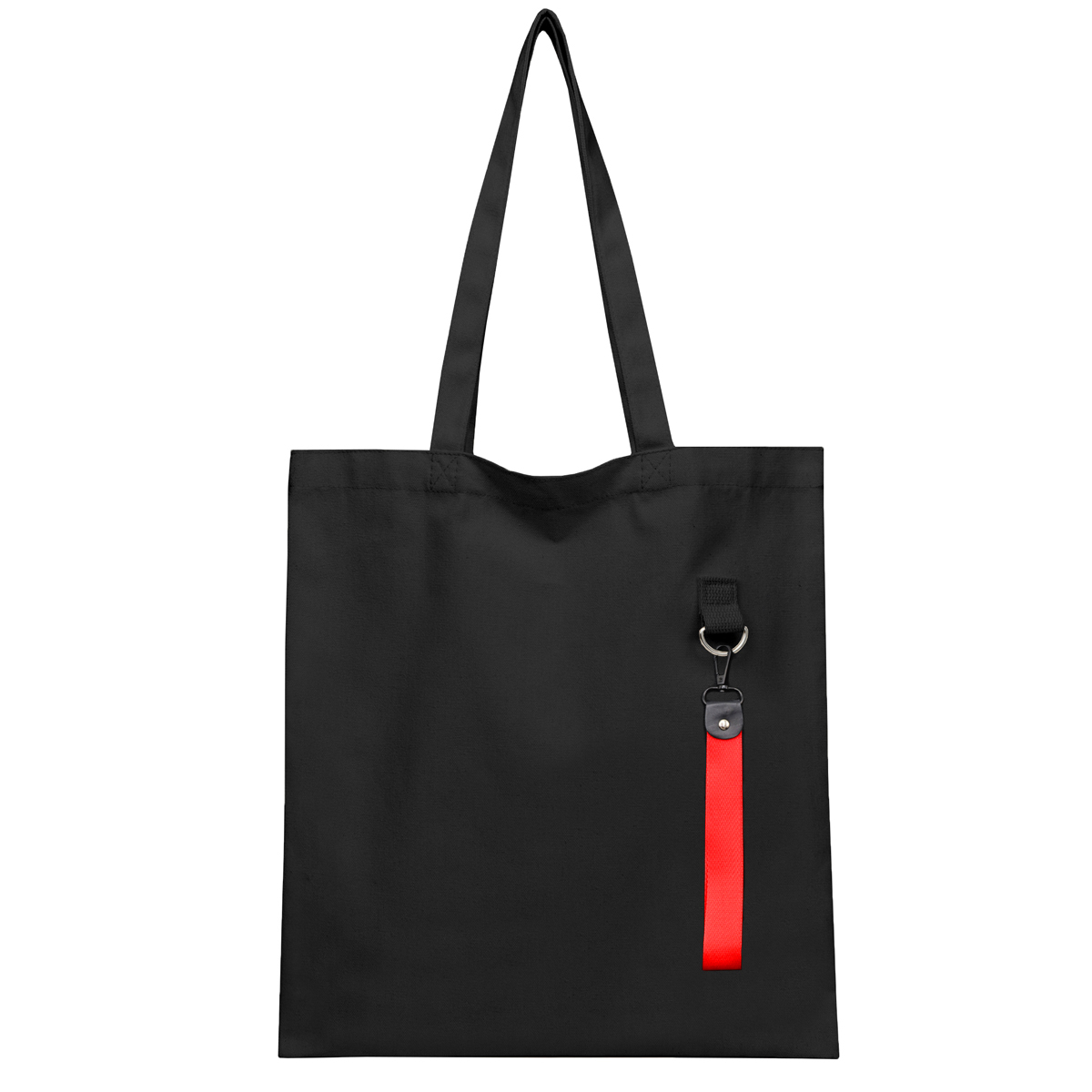 Сумка для покупок LUMISSA 325 г/м² с ремувкой, чёрный/красный Сумка для покупок LUMISSA 325 г/м² с ремувкой, чёрный/красный