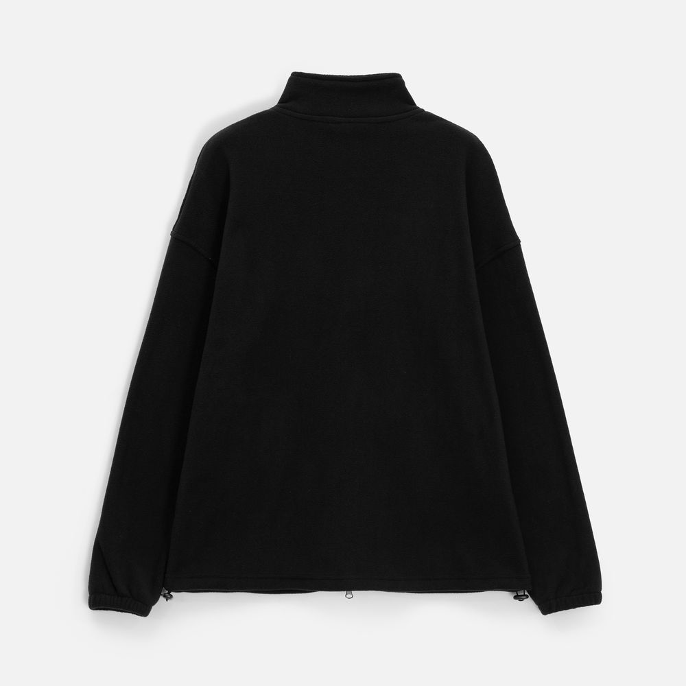 Куртка флисовая унисекс Nebo, черная Куртка флисовая унисекс Nebo, черная