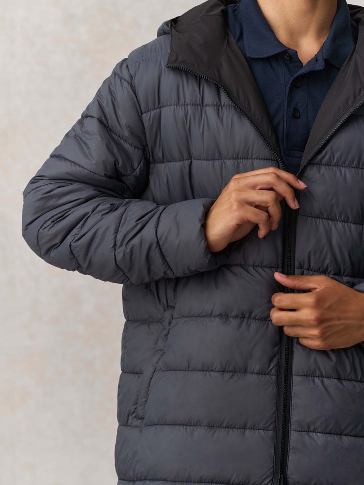 Куртка-парка унисекс Reverse, черная