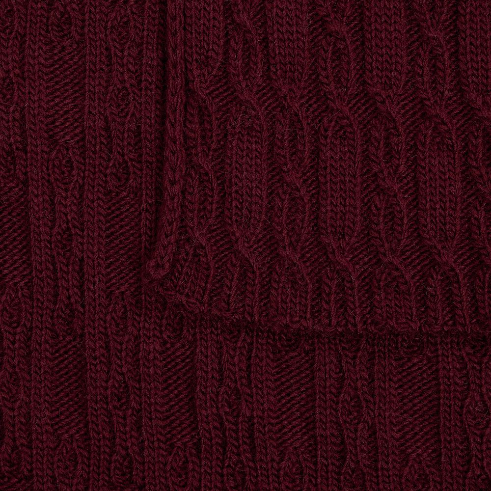 Плед Knitline, темно-красный (бордовый)