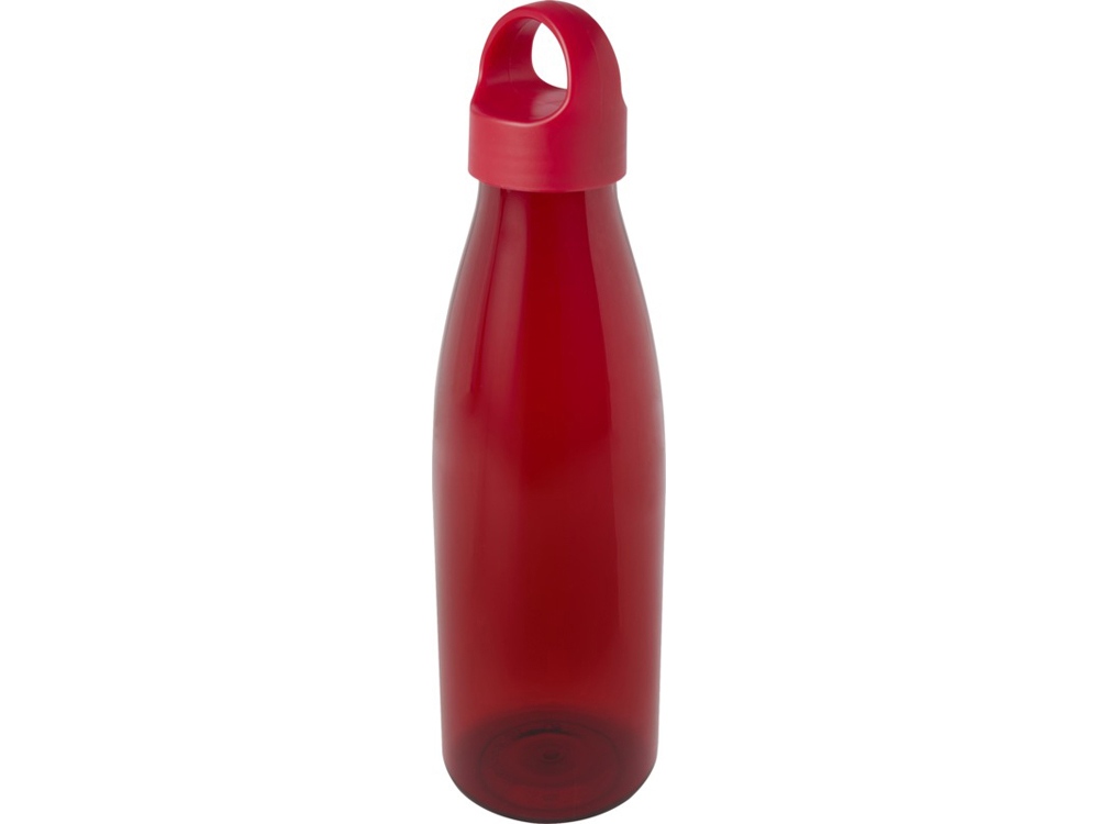 Bergen бутылка для воды объемом 800 мл из переработанной пластмассы, красный