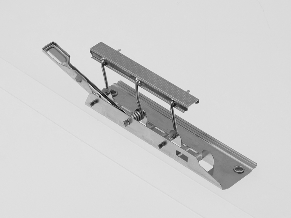 Папка пластиковая с боковым зажимом, прозрачный