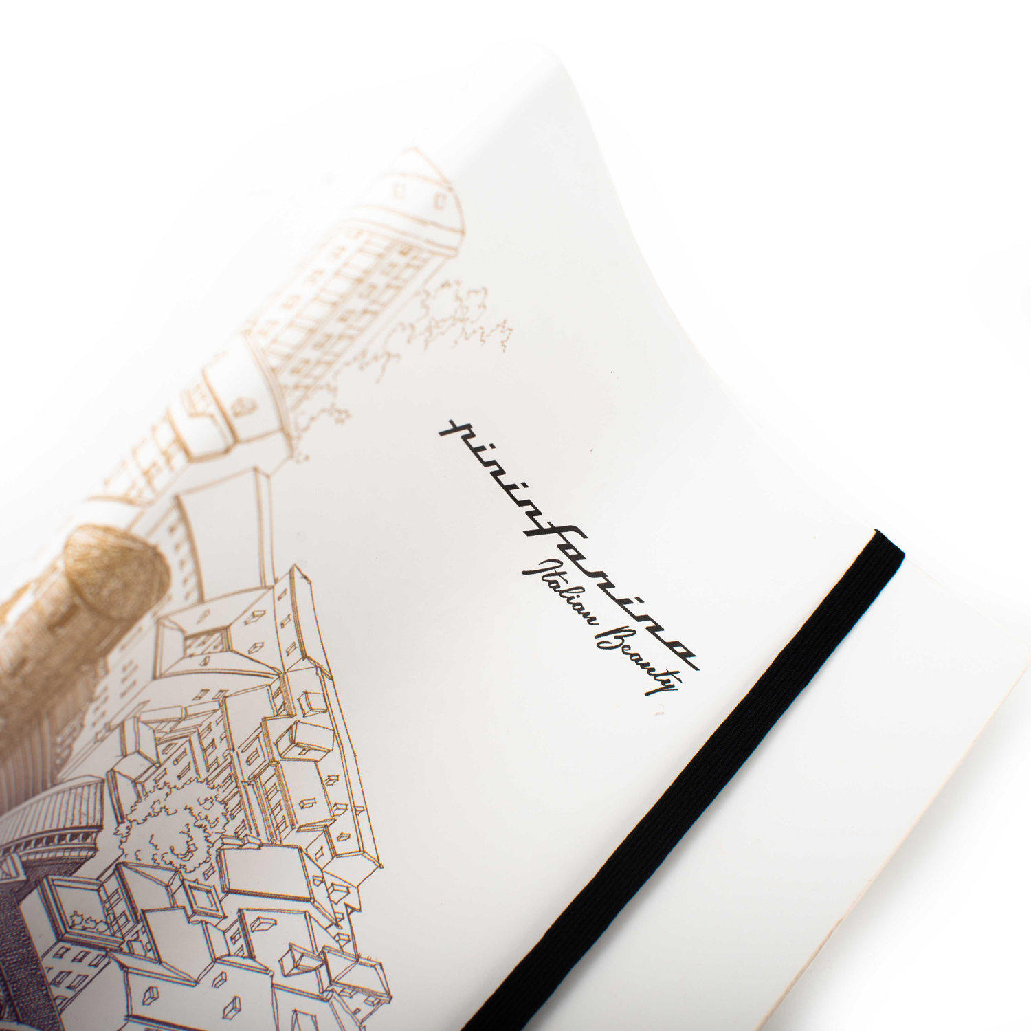 Блокнот линованный Pininfarina ITALIAN BEAUTY ROMA из каменной бумаги, А5